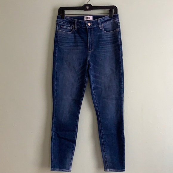 PAIGE Denim - PAIGE High Rise Ultra Skinny Hoxton Ankle  Jeans